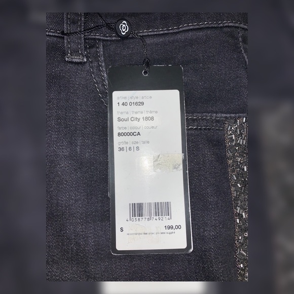 Olsen Europe Mona Slim Soul City 1808 Denim Pants - Picture 9 of 9
